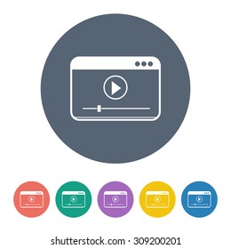 vector illustration of  seo modern icon