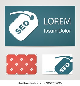 vector illustration of  seo modern icon