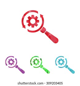 vector illustration of  seo modern icon