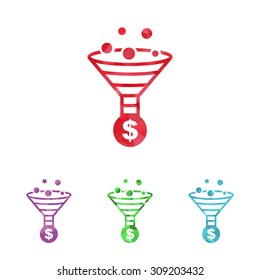 vector illustration of  seo modern icon