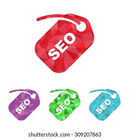 vector illustration of  seo modern icon