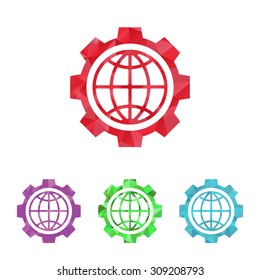 vector illustration of  seo modern icon