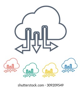vector illustration of  seo modern icon