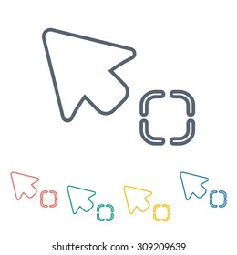 vector illustration of  seo modern icon