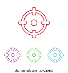 vector illustration of  seo modern icon