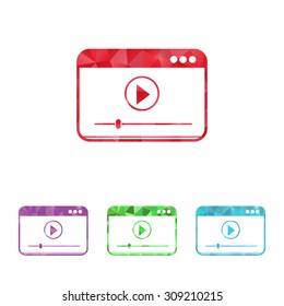 vector illustration of  seo modern icon