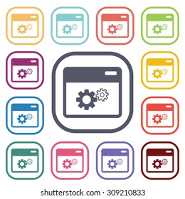 vector illustration of  seo modern icon