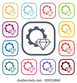 vector illustration of  seo modern icon