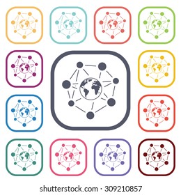 vector illustration of  seo modern icon