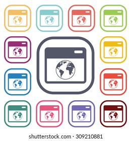 vector illustration of  seo modern icon