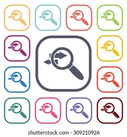 vector illustration of  seo modern icon