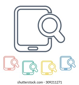 vector illustration of  seo modern icon