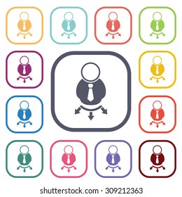 vector illustration of  seo modern icon