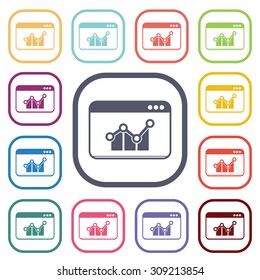 vector illustration of  seo modern icon