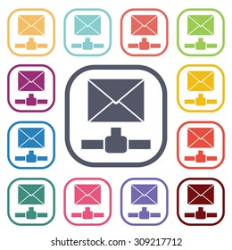 vector illustration of  seo modern icon
