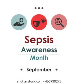 vector illustration for  Sepsis Awareness Month