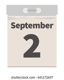 Vector illustration, September 2