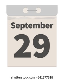 Vector illustration, September 29