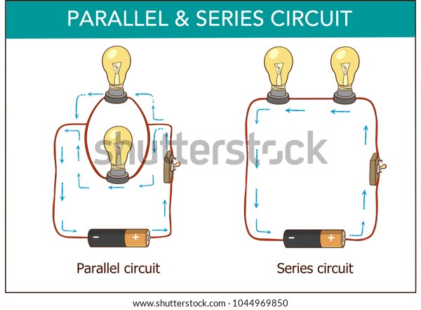 Vector Illustration Series Parallel Circuits Stock Vector (Royalty Free ...