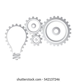 Vector Illustration of Services Idea, driving the system