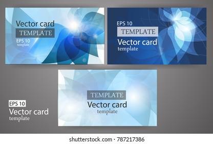 Vector illustration set of banners, business cards, brochures, cover.