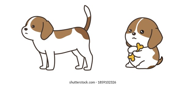 Beagle Puppy のイラスト素材 画像 ベクター画像 Shutterstock