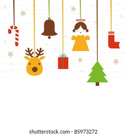 Vector illustration - set of Christmas icons