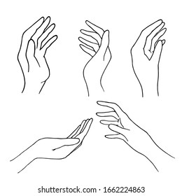 Hand Outline High Res Stock Images Shutterstock