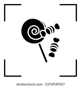 Vector illustration. Set of contour icons. Line icons of desserts and sweet food. Candy icon set, editable stroke.