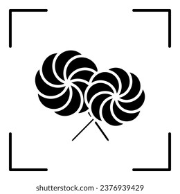 Vector illustration. Set of contour icons. Line icons of desserts and sweet food. Candy icon set, editable stroke.