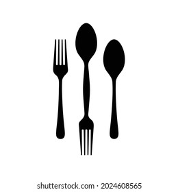 Vector illustration of set of cutlery and others