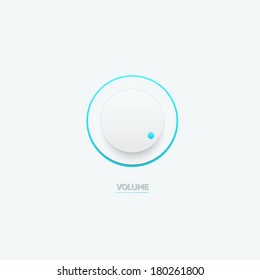 Vector illustration set of the detailed UI elements, switches and slider in metallic style. Good for your websites, blogs or applications.