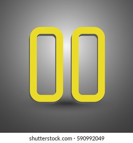Vector illustration set of the detailed UI elements for media player  buttons and slider in metallic style. Good for your websites, blogs or applications.