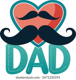 Vector illustration set for Father's Day. for banners and posters.