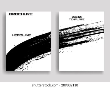 Vector Illustration. Set of Flyer Templates. Collection of Brochure Design . Abstract Modern Background .