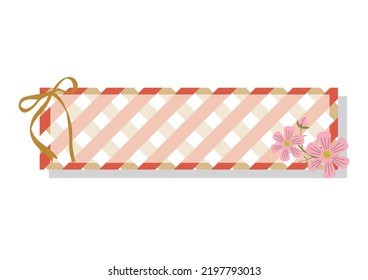 It is a vector illustration set of the frame of autumn flowers.