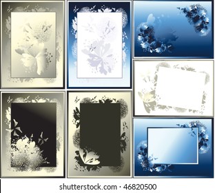 vector illustration of set of the frames