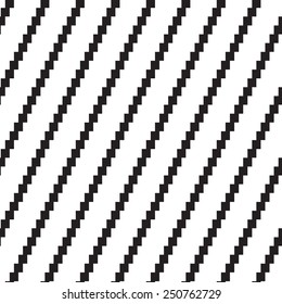 Vector Illustration of Set of Geometric Seamless Pattern for Design, Website, Background, Banner. Element for Wallpaper or Textile. Black and White Retro Texture Template