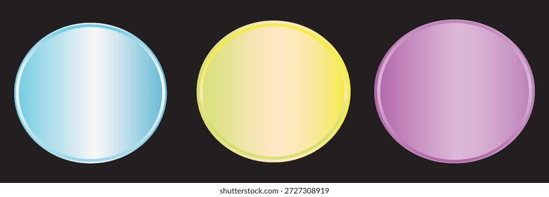 Ilustración vectorial de un conjunto de medallas de oro, plata y bronce. Sellos de premio 3D realistas aislados en un fondo blanco y negro. Elementos de diseño de oro para sellos, certificados, insignias y ganadores. Eps10