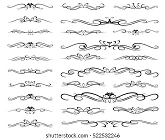 Vector Illustration. Set of vector graphic elements for design