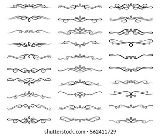 Vector Illustration. Set of vector graphic elements for design
