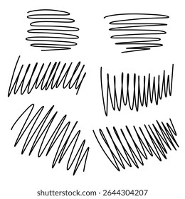 Vector illustration set of hand-drawn speech bubbles. Speech balloon, frame