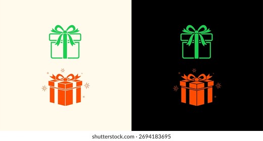 Ilustración vectorial conjunto de manos que sostienen una hoja verde como un símbolo de diseño de regalo de vacaciones	
