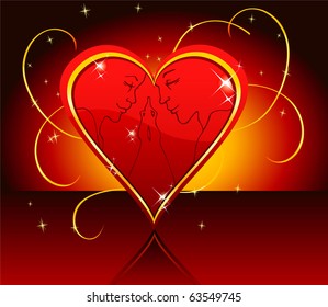 Vector illustration of set Heart