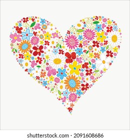 Ilustración vectorial. Establece iconos cardíacos, concepto de amor. iconos e ilustraciones dibujados a mano para las tarjetas de San Valentín y la boda.
