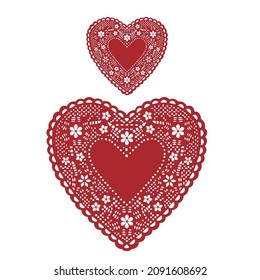 Vector Illustration. Set heart icons, concept of love. hand drawn icons and illustrations for valentines and wedding.