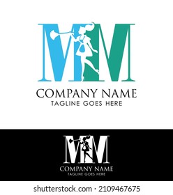 A vector Illustration set of Housekeeper Maid Logo Sign 
