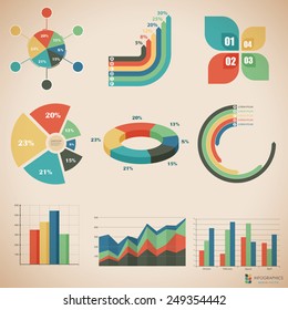 Vector illustration set of infographics