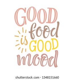 Vector illustration set of lettering quotes. Graphic design for restaurant, cafe, farm, market, menu, recipes. Elements for stickers, cards, prints. Hand drawn typography phrase about food and cooking svg