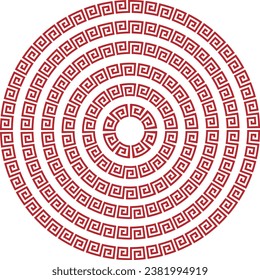 Vector illustration set of lightning style mark (Chinese style ramen mark, Chinese mark)